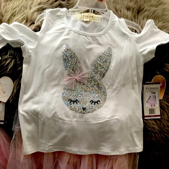 Other - Little girl 2 piece pale pink tutu set size 7/8